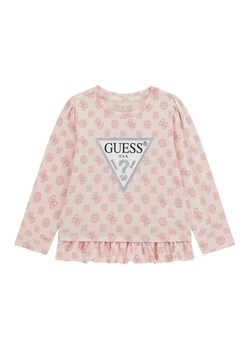 Guess Bluzka K5BI05 J1314 Różowy Regular Fit ze sklepu MODIVO w kategorii Bluzki dziewczęce - zdjęcie 186029642