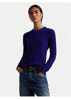 Polo Ralph Lauren Sweter 211971865012 Granatowy Slim Fit ze sklepu MODIVO w kategorii Swetry damskie - zdjęcie 186029703