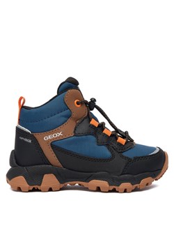 Geox Trekkingi J Magnetar B Abx J463ZC 050FU C0948 M Granatowy ze sklepu MODIVO w kategorii Buty trekkingowe dziecięce - zdjęcie 186029773