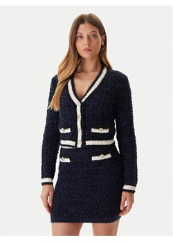 Guess Kardigan W5BR0E Z4090 Granatowy Slim Fit ze sklepu MODIVO w kategorii Swetry damskie - zdjęcie 186029774