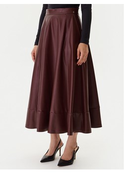 Guess Spódnica z imitacji skóry W5BD71 K8S30 Brązowy Regular Fit ze sklepu MODIVO w kategorii Spódnice - zdjęcie 186029924