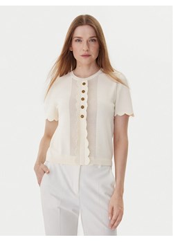 TWINSET Bluzka 252TP3203 Beżowy Regular Fit ze sklepu MODIVO w kategorii Bluzki damskie - zdjęcie 186029934