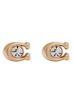 Coach Kolczyki Signature Stone Stud Earrings 37440614GLD110 Złoty ze sklepu MODIVO w kategorii Kolczyki - zdjęcie 186030133