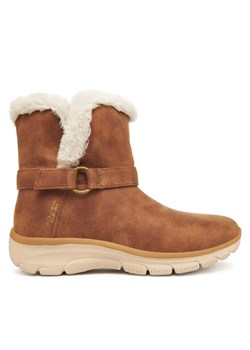 Skechers Botki Easy Going 168045/CSNT Brązowy ze sklepu MODIVO w kategorii Botki - zdjęcie 186030224