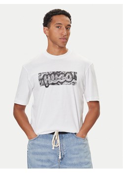 HUGO T-Shirt Nedirix 50549162 Biały Regular Fit ze sklepu MODIVO w kategorii T-shirty męskie - zdjęcie 186030242