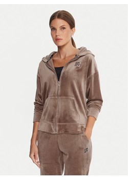 DKNY Sport Bluza DP5J9642 Beżowy Regular Fit ze sklepu MODIVO w kategorii Bluzy damskie - zdjęcie 186030243