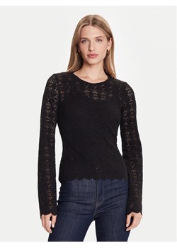 Guess Bluzka W5BP13 K1180 Czarny Slim Fit ze sklepu MODIVO w kategorii Bluzki damskie - zdjęcie 186030244