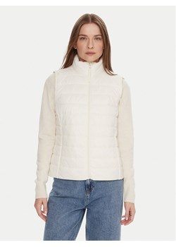 United Colors Of Benetton Bezrękawnik 2TWDDJ00V Écru Slim Fit ze sklepu MODIVO w kategorii Kamizelki damskie - zdjęcie 186030333