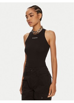 Pinko Top Distinto 100822 A22X Czarny Regular Fit ze sklepu MODIVO w kategorii Bluzki damskie - zdjęcie 186030380