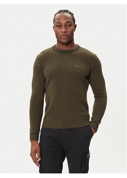 Aeronautica Militare Sweter 252MA1608UL00924 Zielony Regular Fit ze sklepu MODIVO w kategorii Swetry męskie - zdjęcie 186030384