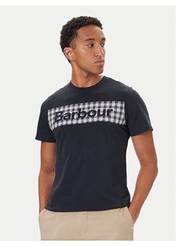 Barbour T-Shirt MTS1496NY91 Granatowy Regular Fit ze sklepu MODIVO w kategorii T-shirty męskie - zdjęcie 186030403