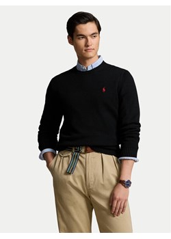 Polo Ralph Lauren Sweter 710810846020 Czarny Regular Fit ze sklepu MODIVO w kategorii Swetry męskie - zdjęcie 186030431