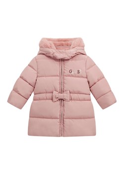 Guess Kurtka zimowa A5BL02 WB240 Różowy Regular Fit ze sklepu MODIVO w kategorii Kombinezony i kurtki - zdjęcie 186030484