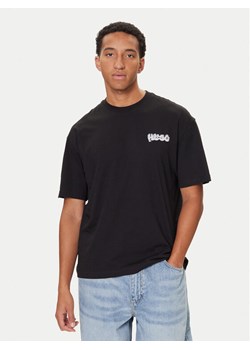 HUGO T-Shirt Nyrotee 50549769 Czarny Loose Fit ze sklepu MODIVO w kategorii T-shirty męskie - zdjęcie 186030664