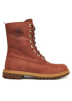 Timberland Trzewiki Premium 8-Inch Waterproof TB0A43MXEM41 Brązowy ze sklepu MODIVO w kategorii Botki - zdjęcie 186030824