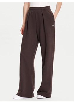 Lacoste Spodnie palazzo XF5248 Brązowy Wide Leg - id: 0000305549570 - marki Lacoste - 186030861 Lacoste Spodnie palazzo XF5248 Brązowy Wide Leg ze sklepu MODIVO w kategorii Spodnie damskie - zdjęcie 186030861