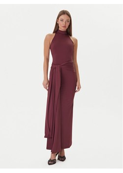 Bardot Sukienka wieczorowa Isadora 60102DB Bordowy Regular Fit ze sklepu MODIVO w kategorii Sukienki - zdjęcie 186030902