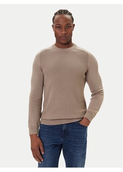 JOOP! Jeans Sweter 15 JJK-11Olivier 30047100 Beżowy Modern Fit ze sklepu MODIVO w kategorii Swetry męskie - zdjęcie 186030940