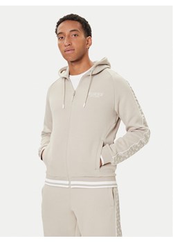 Guess Bluza Z5BQ12 KB3P2 Beżowy Regular Fit ze sklepu MODIVO w kategorii Bluzy męskie - zdjęcie 186030960