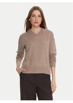 United Colors Of Benetton Sweter 102HD4032 Beżowy Relaxed Fit - id: 0000305259585 - marki United Colors Of Benetton - 186030971 United Colors Of Benetton Sweter 102HD4032 Beżowy Relaxed Fit ze sklepu MODIVO w kategorii Swetry damskie - zdjęcie 186030971