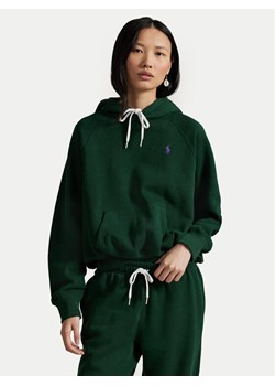 Polo Ralph Lauren Bluza 211971698005 Zielony Relaxed Fit ze sklepu MODIVO w kategorii Bluzy damskie - zdjęcie 186030980