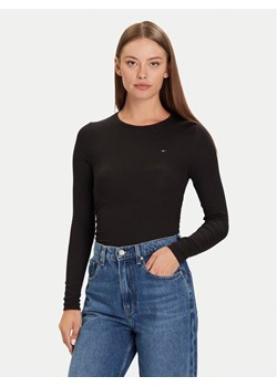 Tommy Jeans Bluzka DW0DW21568 Czarny Slim Fit ze sklepu MODIVO w kategorii Bluzki damskie - zdjęcie 186031031