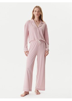 Tommy Hilfiger Piżama UW0UW06142 Różowy Relaxed Fit ze sklepu MODIVO w kategorii Piżamy damskie - zdjęcie 186031063