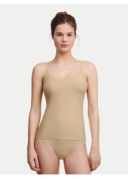 Chantelle Top Soft Stretch C10620 Beżowy Slim Fit ze sklepu MODIVO w kategorii Bluzki damskie - zdjęcie 186031101
