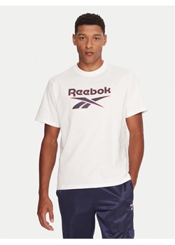 Reebok T-Shirt RK25157CCM Biały Regular Fit ze sklepu MODIVO w kategorii T-shirty męskie - zdjęcie 186031112