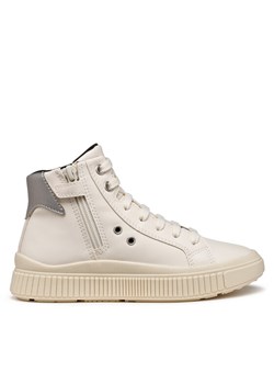 Geox Sneakersy J Laquinny J56M3A 000BC C1M1W S Écru ze sklepu MODIVO w kategorii Buty sportowe dziecięce - zdjęcie 186031124