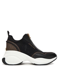 MICHAEL Michael Kors Sneakersy Zuma Mixed-Media Trainer 43F5ZUFP1L Czarny ze sklepu MODIVO w kategorii Buty sportowe damskie - zdjęcie 186031174