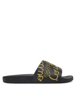 Versace Jeans Couture Klapki 79VA3SQ1 Czarny ze sklepu MODIVO w kategorii Klapki damskie - zdjęcie 186031200