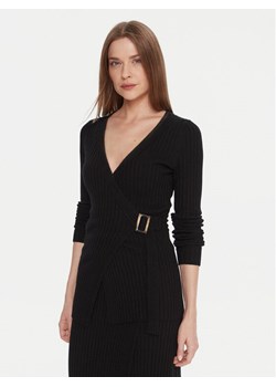 Kontatto Kardigan 3M0954C Czarny Slim Fit ze sklepu MODIVO w kategorii Swetry damskie - zdjęcie 186031262