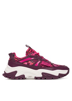 Versace Jeans Couture Sneakersy 79VA3SVG Bordowy ze sklepu MODIVO w kategorii Buty sportowe damskie - zdjęcie 186031531