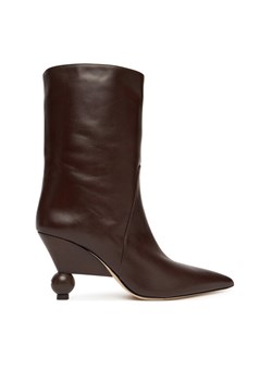 Weekend Max Mara Botki Rollio 2525796055600 Brązowy - id: 0000305591449 - marki Max Mara - 186031664 Weekend Max Mara Botki Rollio 2525796055600 Brązowy ze sklepu MODIVO w kategorii Botki - zdjęcie 186031664