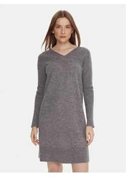 United Colors Of Benetton Sukienka dzianinowa 1044DV02C Szary Relaxed Fit ze sklepu MODIVO w kategorii Sukienki - zdjęcie 186031693