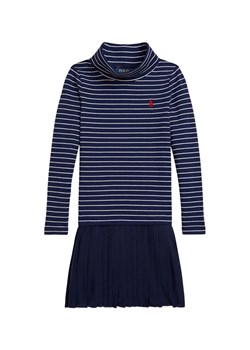Polo Ralph Lauren Sukienka dzianinowa 312980676001 Granatowy Regular Fit ze sklepu MODIVO w kategorii Sukienki dziewczęce - zdjęcie 186031743