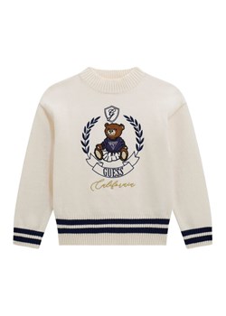 Guess Sweter J5BR11 Z3GS0 Biały Regular Fit ze sklepu MODIVO w kategorii Swetry dziewczęce - zdjęcie 186031814