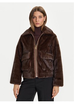 Rinascimento Futro CFC0122227003 Brązowy Regular Fit ze sklepu MODIVO w kategorii Futra damskie - zdjęcie 186031844