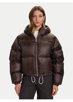 Tommy Hilfiger Kurtka puchowa WW0WW46541 Brązowy Regular Fit ze sklepu MODIVO w kategorii Kurtki damskie - zdjęcie 186031911