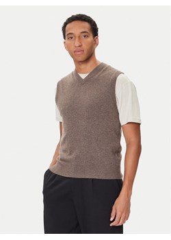 United Colors Of Benetton Sweter 1002U400L Szary Regular Fit ze sklepu MODIVO w kategorii Swetry męskie - zdjęcie 186031982