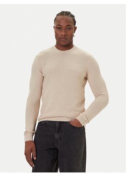Mustang Sweter Elliot 1016844 Beżowy Regular Fit ze sklepu MODIVO w kategorii Swetry męskie - zdjęcie 186032013