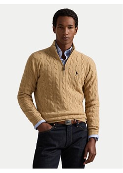 Polo Ralph Lauren Sweter 710876766006 Beżowy Regular Fit ze sklepu MODIVO w kategorii Swetry męskie - zdjęcie 186032054