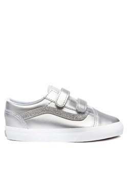 Vans Tenisówki Old Skool V VN000CTG7VF1 Srebrny ze sklepu MODIVO w kategorii Trampki dziecięce - zdjęcie 186032104
