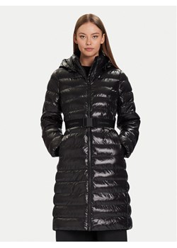 Calvin Klein Płaszcz zimowy LV044D543G Czarny Slim Fit ze sklepu MODIVO w kategorii Płaszcze damskie - zdjęcie 186032114