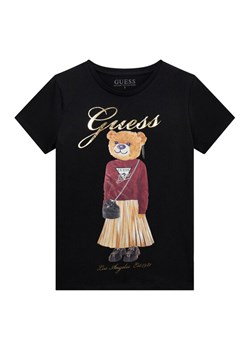 Guess T-Shirt J5BI39 J1314 Czarny Regular Fit ze sklepu MODIVO w kategorii Bluzki dziewczęce - zdjęcie 186032170