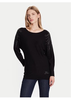Guess Sweter W5BR38 Z2NQ2 Czarny Relaxed Fit ze sklepu MODIVO w kategorii Swetry damskie - zdjęcie 186032173
