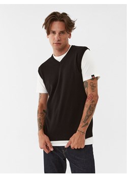 United Colors Of Benetton Sweter 1002U400L Czarny Regular Fit - id: 0000303291402 - marki United Colors Of Benetton - 186032352 United Colors Of Benetton Sweter 1002U400L Czarny Regular Fit ze sklepu MODIVO w kategorii Swetry męskie - zdjęcie 186032352