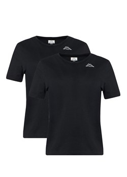 Kappa Komplet 2 t-shirtów Logo Alyce 322564W Czarny Regular Fit ze sklepu MODIVO w kategorii Bluzki damskie - zdjęcie 186032444