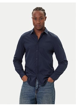 Mustang Koszula Canton 1016951 Granatowy Slim Fit ze sklepu MODIVO w kategorii Koszule męskie - zdjęcie 186032484